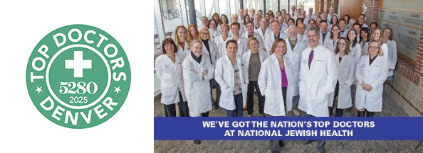 2025 5280 Top Doctors - We've got the nation's top doctors at National Jewish Health