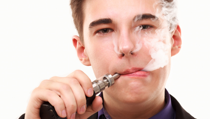 young adult vaping