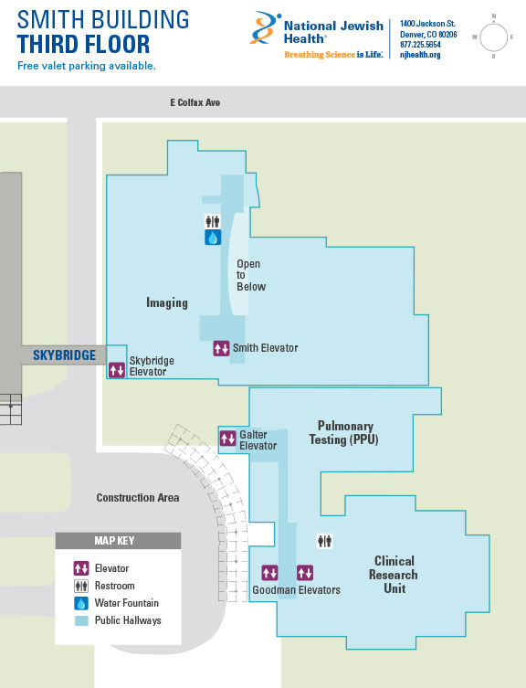 National Jewish Health Campus & Building Maps