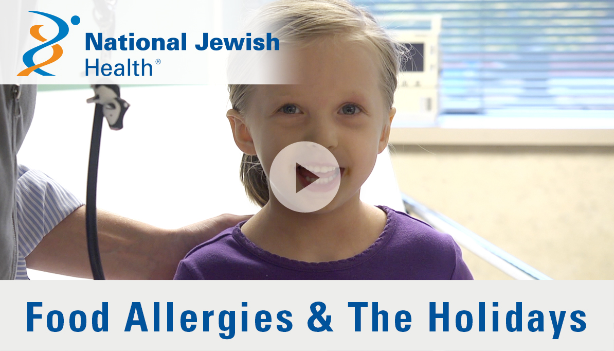 food allergies at the holiday video
