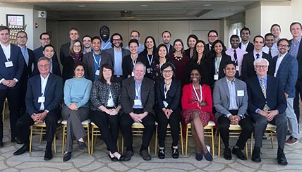 Group photo of young investigators' forum